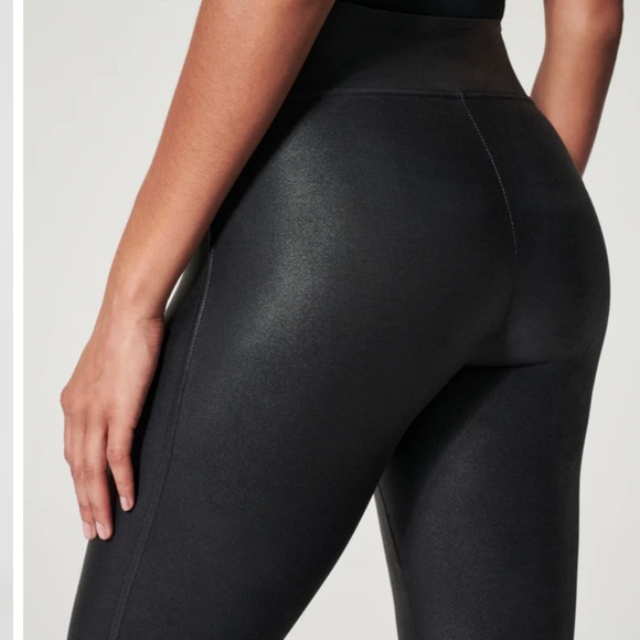 Spanx Faux leather leggings - worn only a few times great condition! - Picture 3 of 9